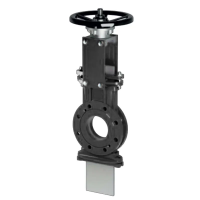 Шиберная задвижка фланцевая односторонняя, серии TL81-C, Tafline (Тафлайн), DN700 PN10, со штурвалом