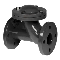 Клапан обратный шаровой фланцевый серии TL54, Tafline (Тафлайн), DN100 PN40
