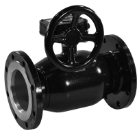 Кран шаровой полнопроходной фланцевый, серии TL31-F, Tafline (Тафлайн), DN100 PN16, стальной с редуктором